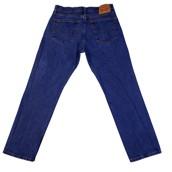 Levis 559 Relaxed Straight Jeans Mens W33 L30 Blue Denim Medium Wash Rare Tag - Picture 3 of 16